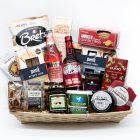 The Zucchini Signature Hamper Christmas gift hamper with artisan savouries, cheeses, biscuits, cordials and festive treats